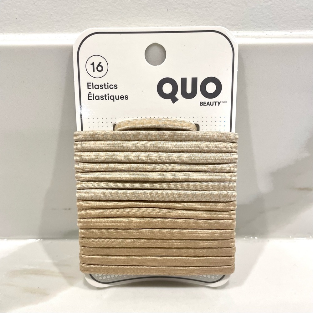 🟢10/$30 NEW Quo Beauty No Slip Grip Hair Elastics